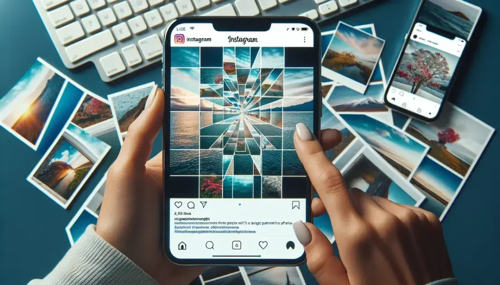 Como postar e entender a trend da foto gigante no Instagram: é um erro?