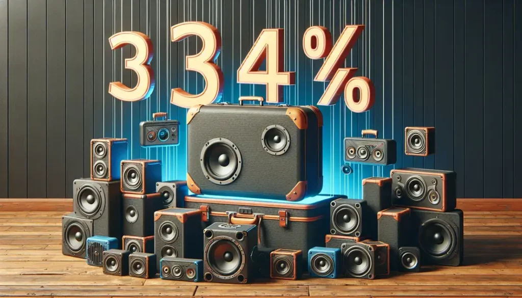 Descontos de até 34% em Boombox 3, PartyBox 310 e outras caixas de som JBL.