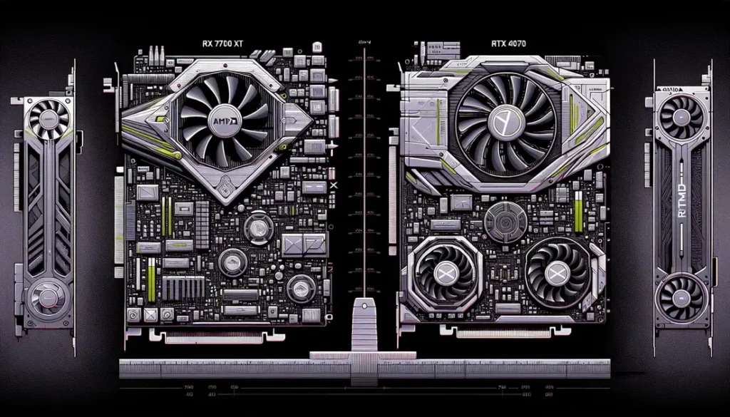 RX 7700 XT vs RTX 4070: Comparação das placas de vídeo AMD e Nvidia