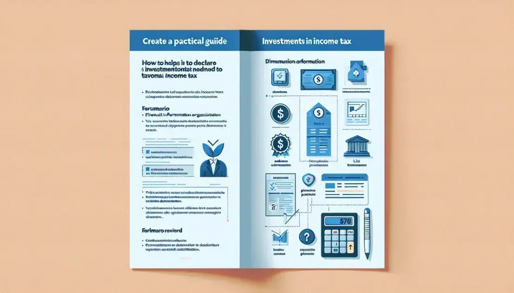 "Guia completo sobre investimentos e o imposto de renda: Saiba como declarar e otimizar seus ganhos"