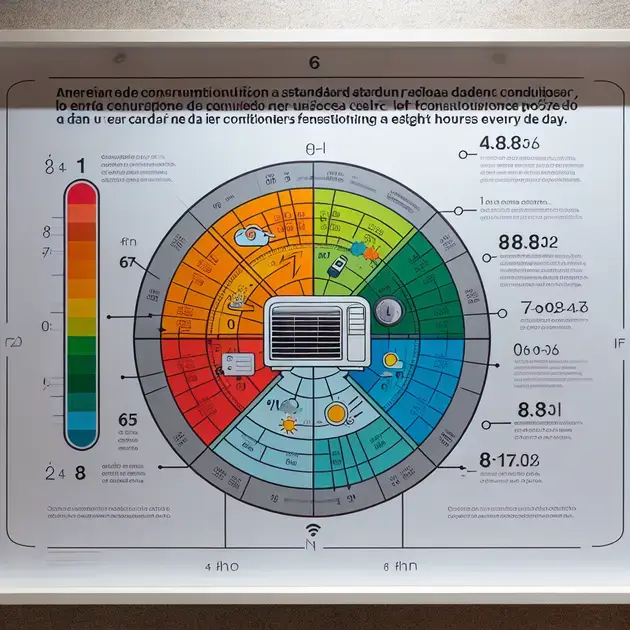 Descubra o consumo de energia ao deixar o ar-condicionado ligado por 8 horas diárias!