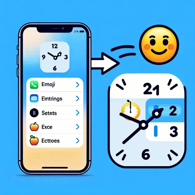 Como adicionar emoji ao lado do relógio no iPhone usando esse truque