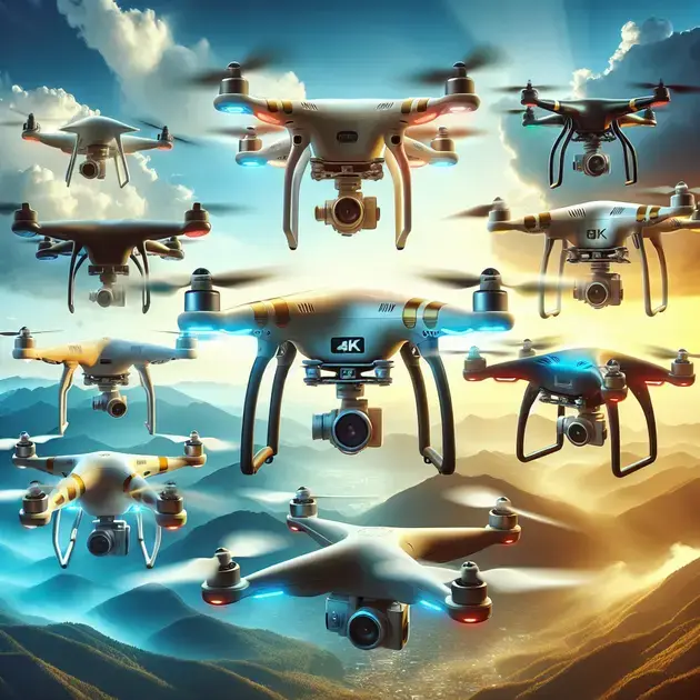 Confira 7 modelos de drones com câmera 4K ideais para capturar imagens em alta resolução