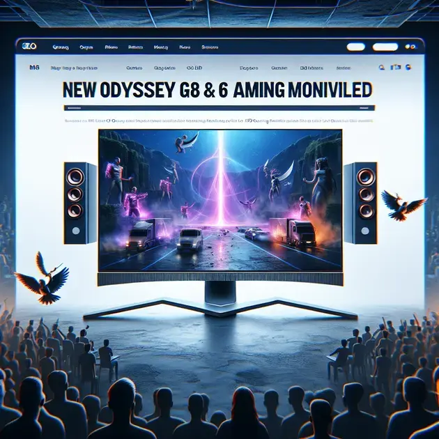 Samsung apresenta novos monitores gamer Odyssey G8 e G6 com tela OLED de até 360 Hz, mantendo o SEO.