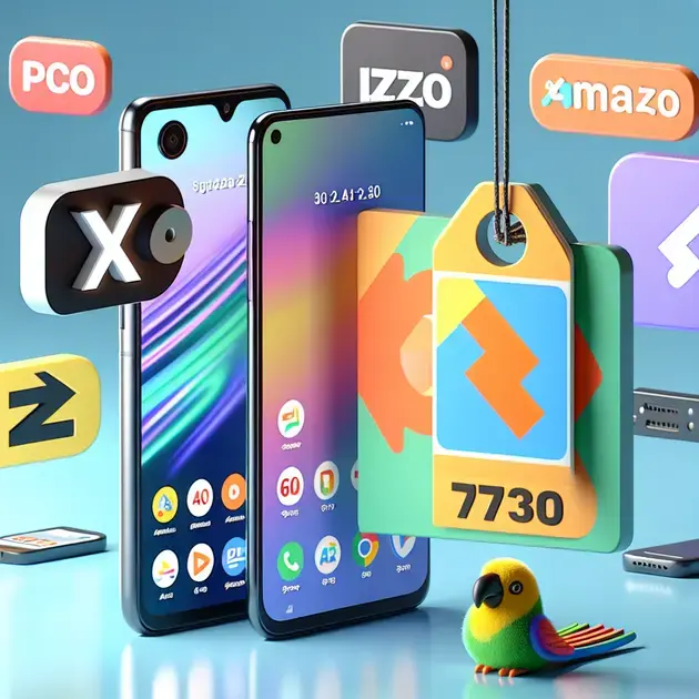 Celulares Poco, incluindo o Poco C65, disponíveis com desconto na Amazon e no Mercado Livre.