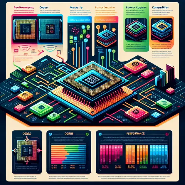 Guia completo de comparação de processadores: descubra tudo o que você precisa saber sobre CPUs